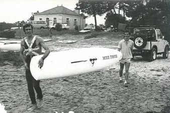 Windsurf com prancha Mike Davis no Monte Branco, Torreira, arquivo